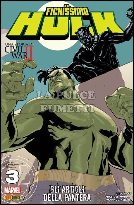 HULK # 3 - IL FICHISSIMO HULK: GLI ARTIGLI DELLA PANTERA - CIVIL WAR II